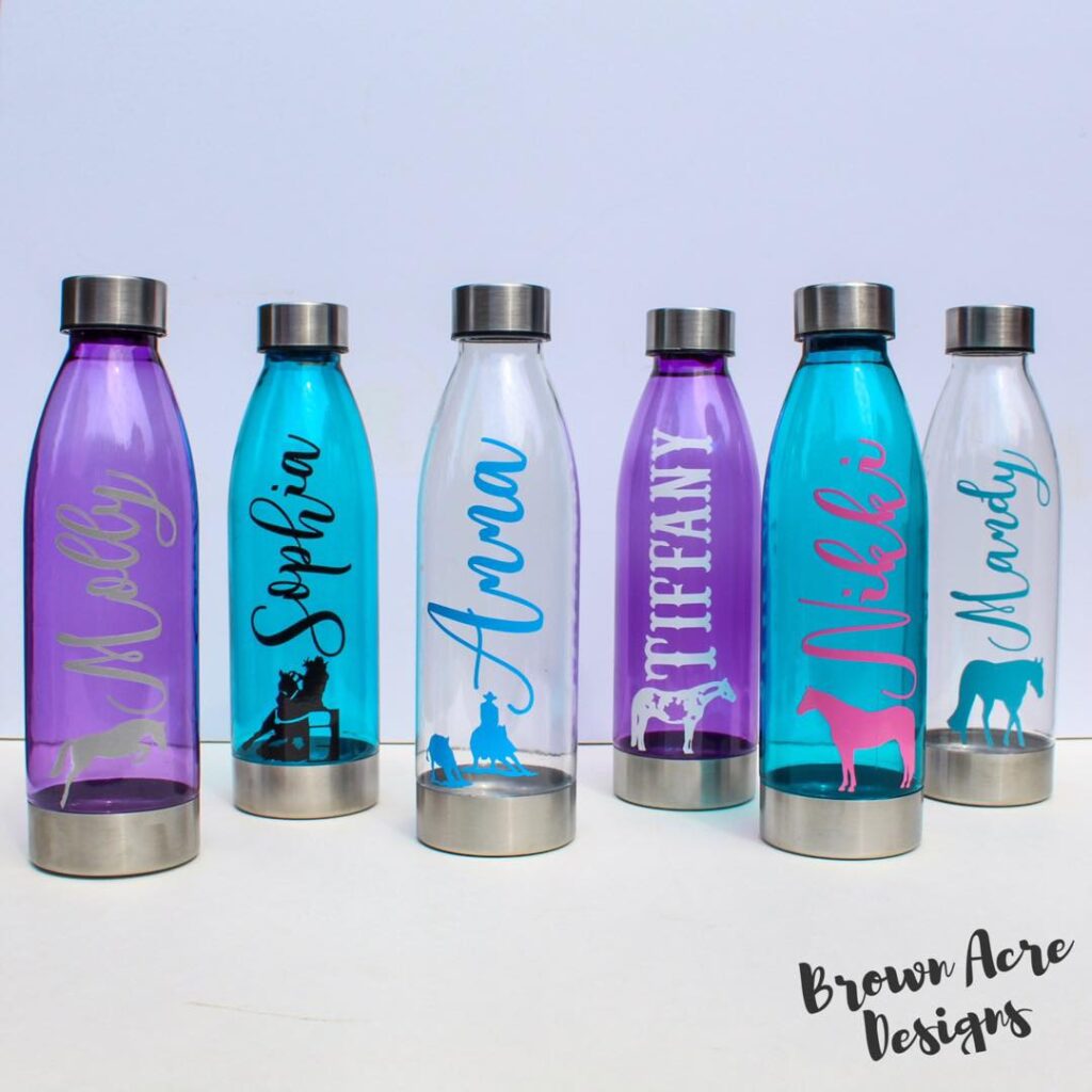 equine business, horse water bottle, custom horse products